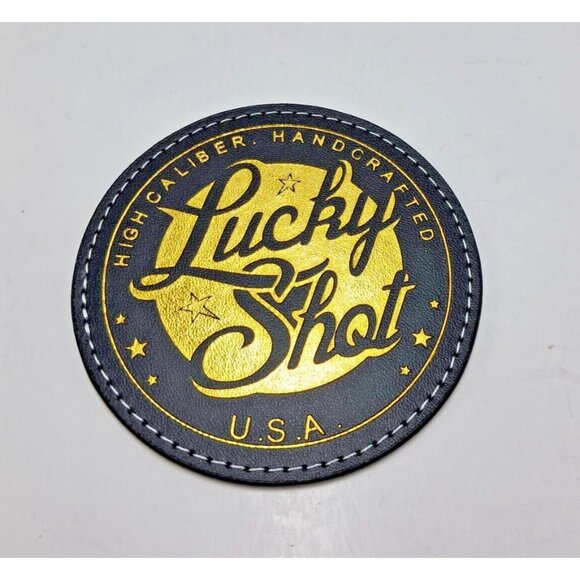 Lucky Shot Bullet Whiskey Glasses- Set of 4 With Matching Coasters And Holder - Picture 4 of 15